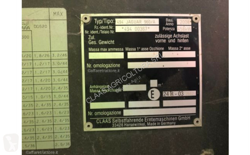 Ensileuse automotrice Claas Jaguar 960 - Photo 11