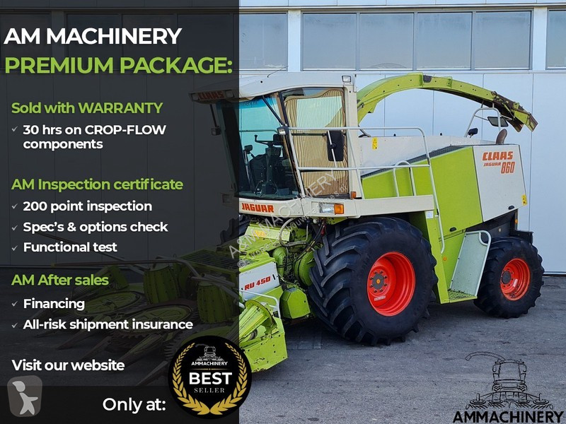 Ensileuse automotrice Claas Jaguar 860