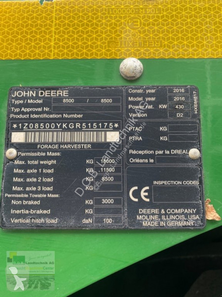 Ensileuse automotrice John Deere 8500i - Photo 9