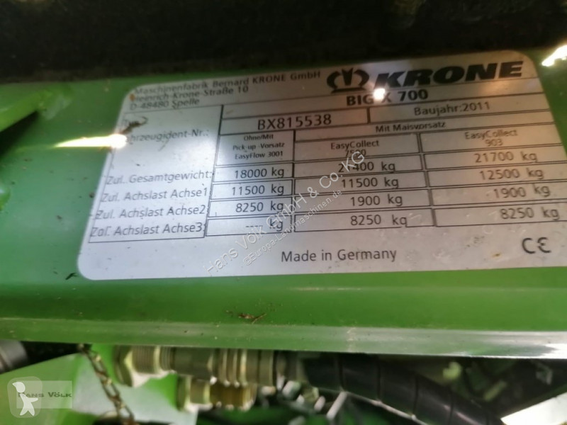 Ensileuse automotrice Krone Big X 700 - Photo 18
